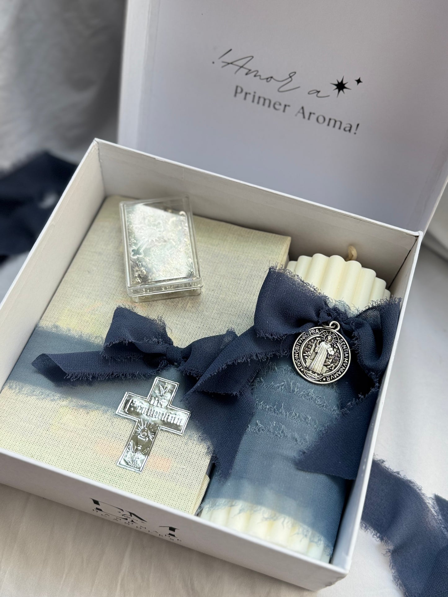 Kit de primera comunión - Con medalla de San Benito